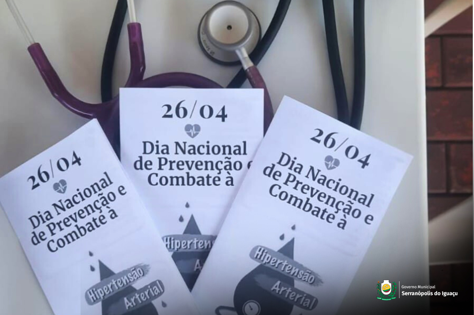 Ação de saúde em Serranópolis do Iguaçu marca Dia Estadual de Combate à Hipertensão