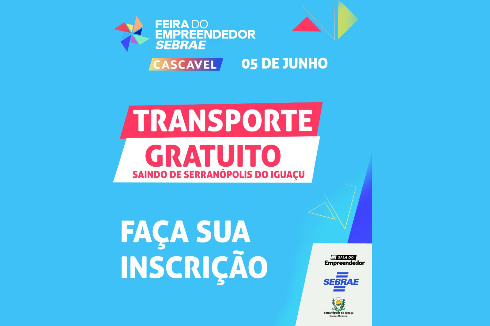 Secretaria de Indústria, Comércio e Turismo oferece transporte gratuito para a Feira do Empreendedor em Cascavel