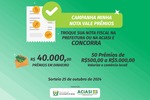 Campanha Minha Nota Vale Prêmios 2024 inicia nesta quinta-feira (23) Campanha Minha Nota Vale Prêmios 2024 inicia nesta quinta-feira (23)
