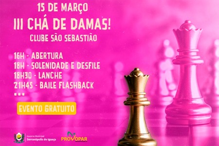 III Chá das Damas será nesta sexta-feira (15) III Chá das Damas será nesta sexta-feira (15)