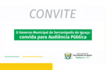 Governo Municipal convida para audiência pública sobre LOA 2026 e PPA 2026–2029 Governo Municipal convida para audiência pública sobre LOA 2026 e PPA 2026–2029