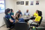 Equipe de saúde mental realiza ação de prevenção ao suicídio no Paço Municipal 22 de Outubro Equipe de saúde mental realiza ação de prevenção ao suicídio no Paço Municipal 22 de Outubro