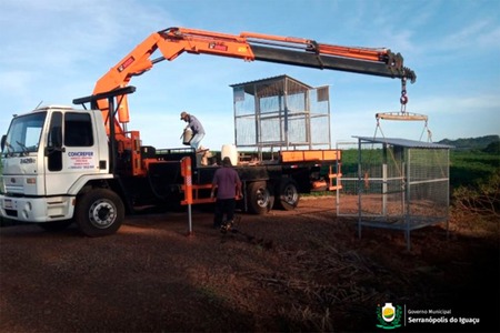 Secretaria Municipal de Agricultura e Meio Ambiente instala novos PEVs no interior Secretaria Municipal de Agricultura e Meio Ambiente instala novos PEVs no interior