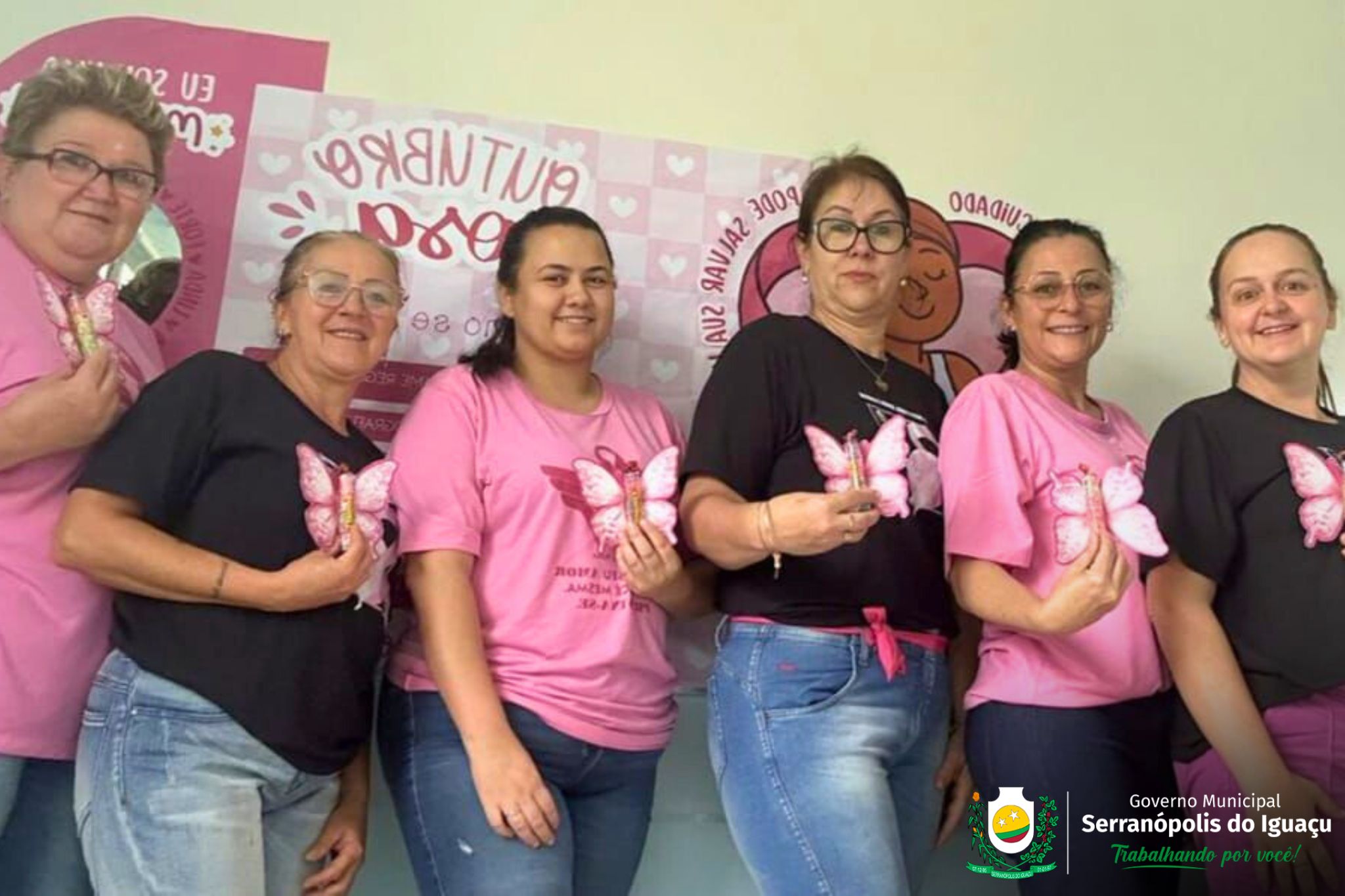 Governo Municipal mobiliza ação do Outubro Rosa em Serranópolis do Iguaçu