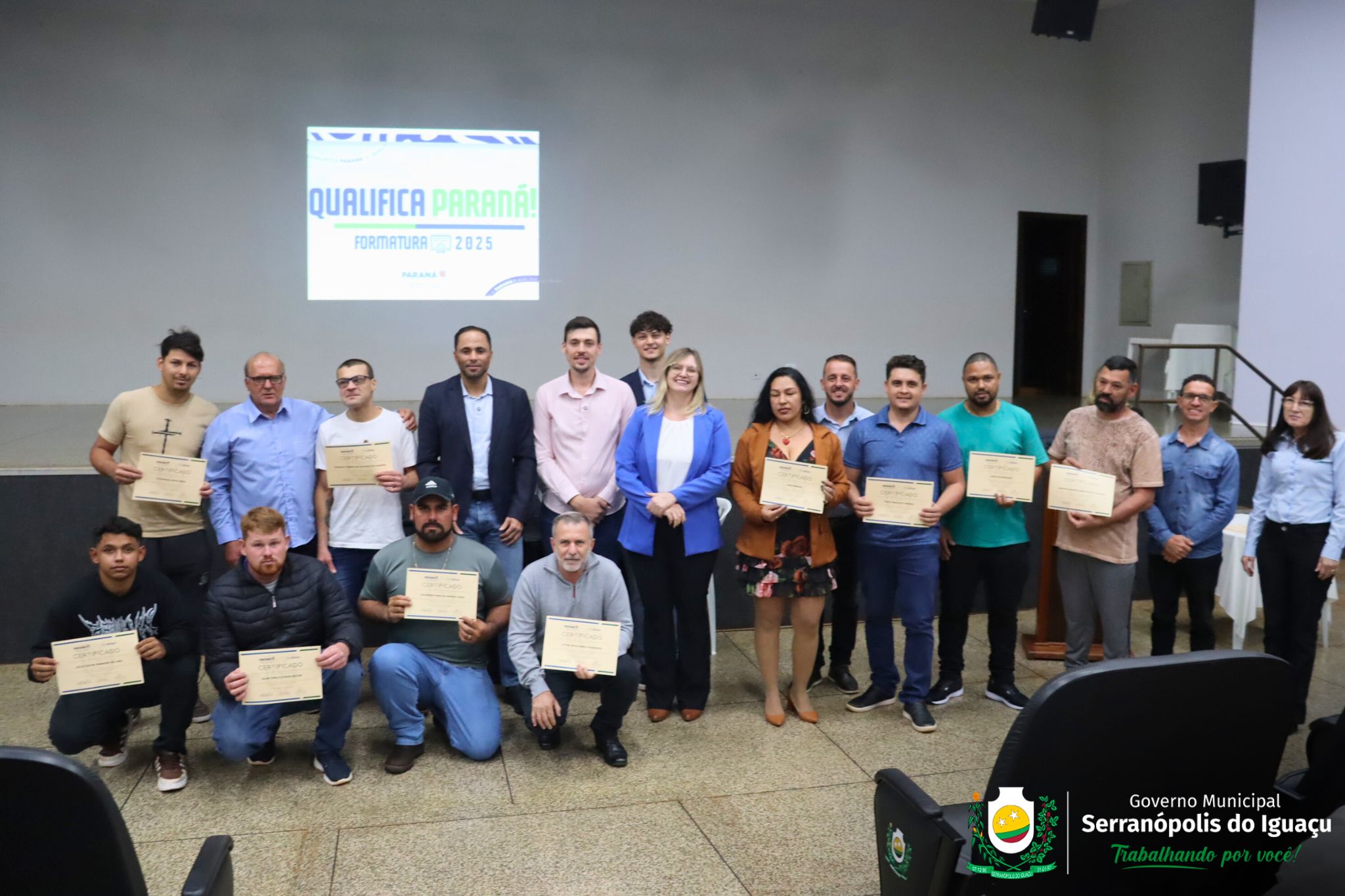 Serranópolis do Iguaçu forma 26 alunos em cursos do Qualifica Paraná