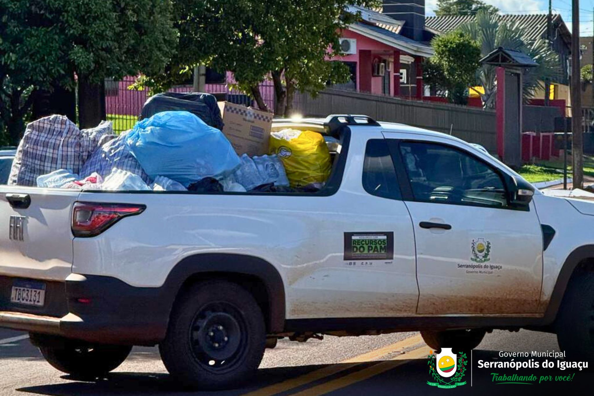 Serranópolis do Iguaçu demonstra união após mobilização por doações