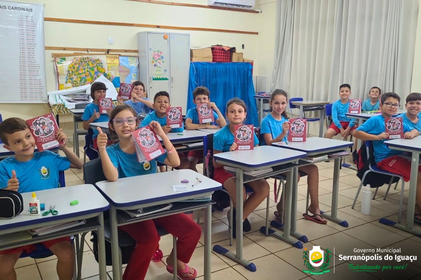 Governo Municipal amplia ações educativas contra o Aedes aegypti nas escolas Governo Municipal amplia ações educativas contra o Aedes aegypti nas escolas