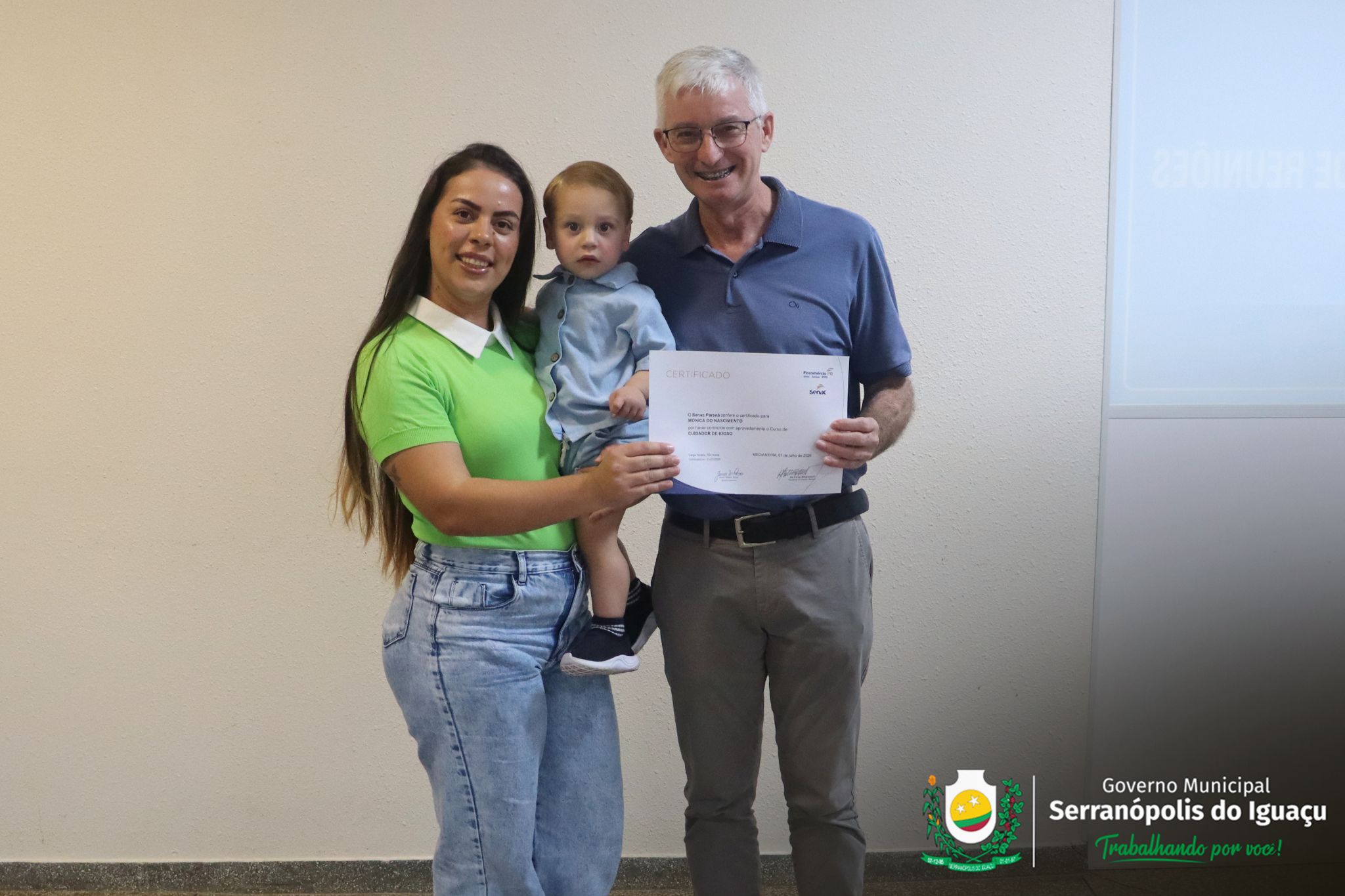 Curso de Cuidador de Idoso é concluído com entrega de certificados em Serranópolis do Iguaçu Curso de Cuidador de Idoso é concluído com entrega de certificados em Serranópolis do Iguaçu