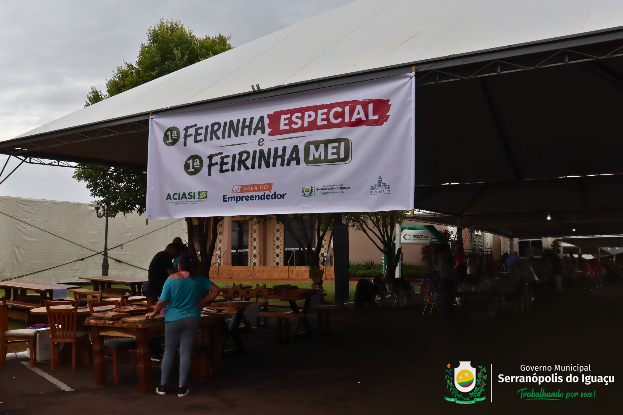 Feirinha Especial e 1ª Feirinha do MEI movimentam Festa da Padroeira em Serranópolis do Iguaçu