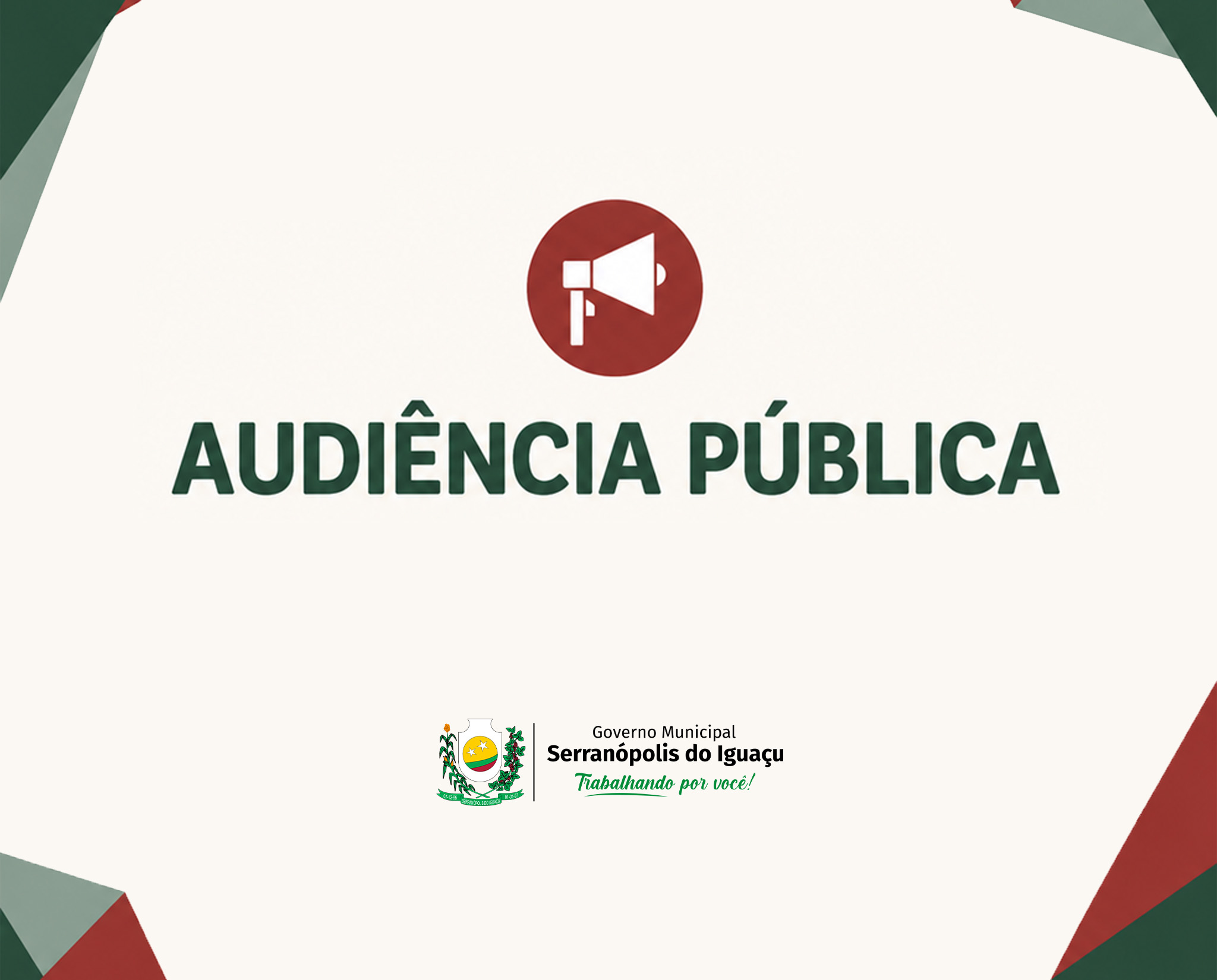 Audiência Pública para avaliação de metas fiscais será realizada no dia 22 de maio