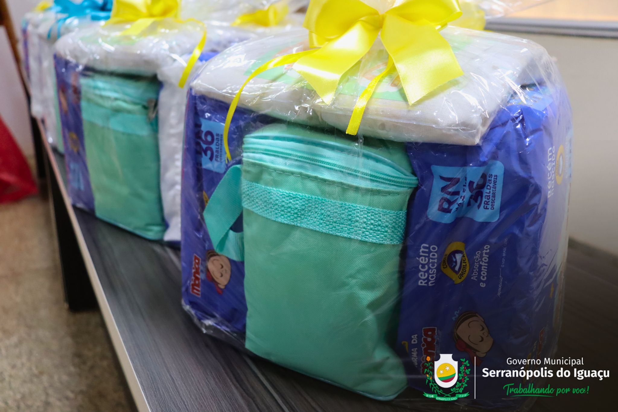 Projeto para gestantes inicia entrega de kits maternidade em Serranópolis do Iguaçu Projeto para gestantes inicia entrega de kits maternidade em Serranópolis do Iguaçu