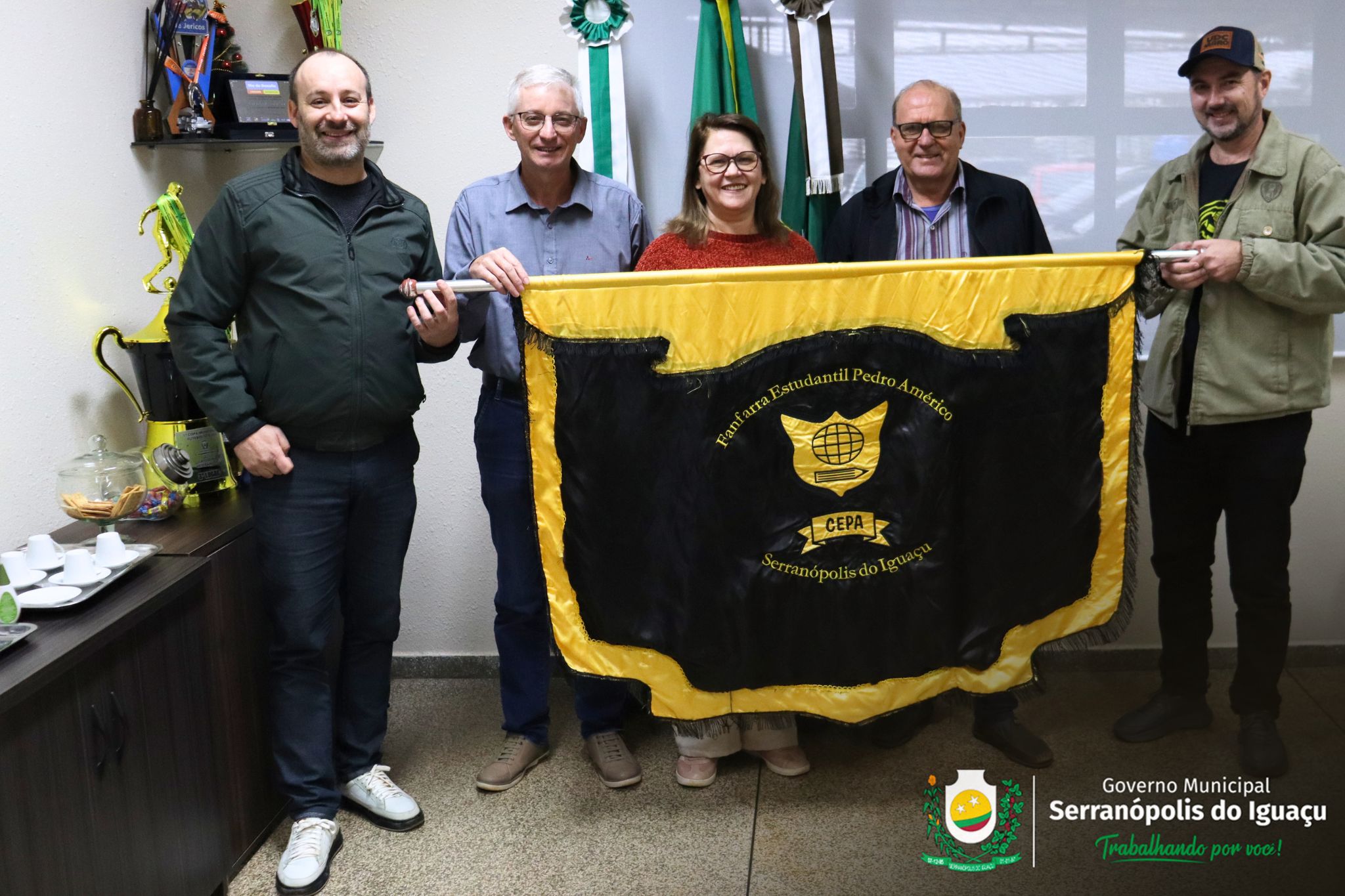 Governo Municipal firma termo de fomento para fortalecer a Fanfarra do Colégio Pedro Américo