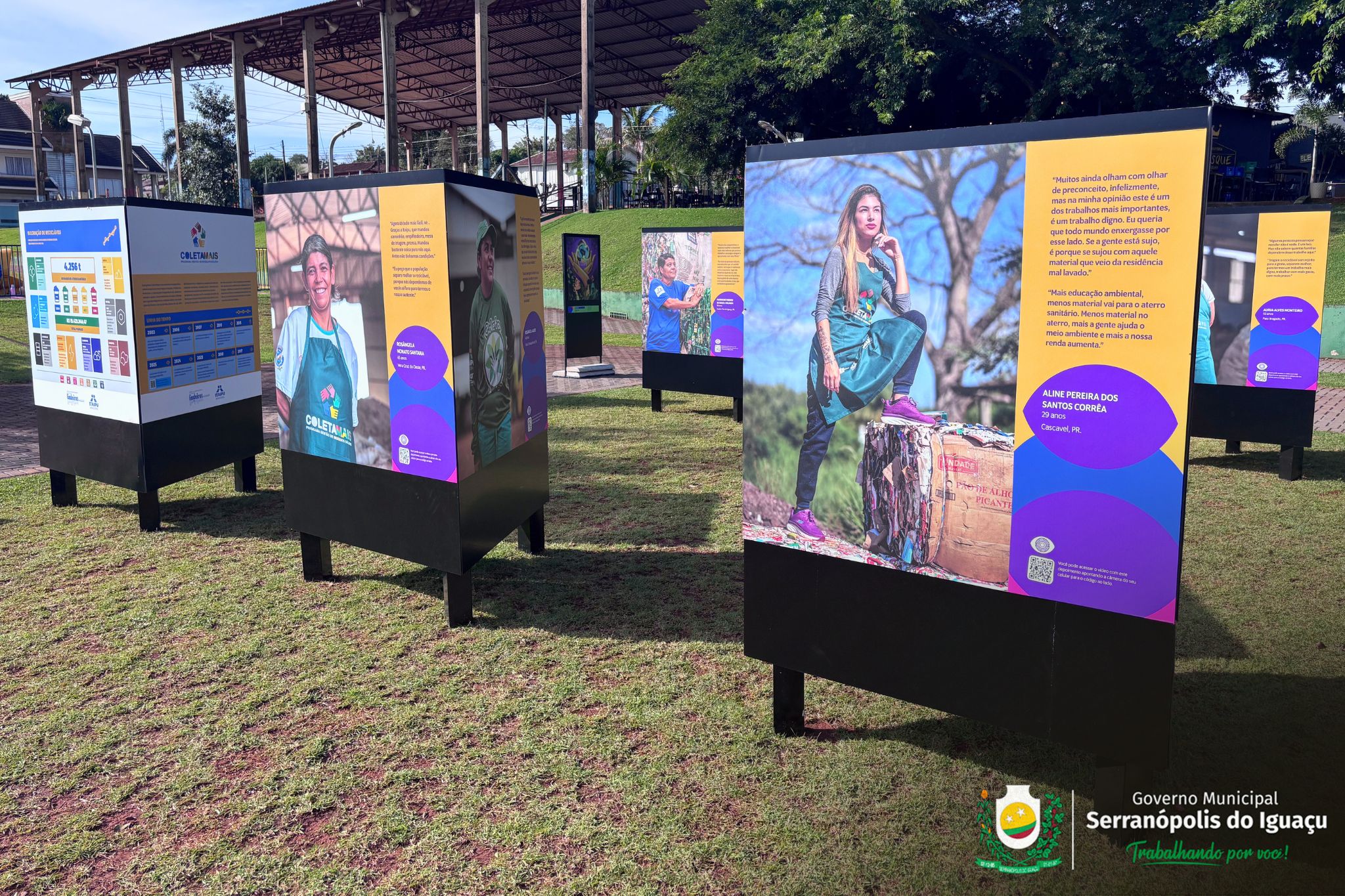 Exposição "Reciclando Olhares" conscientiza população sobre a reciclagem Exposição "Reciclando Olhares" conscientiza população sobre a reciclagem