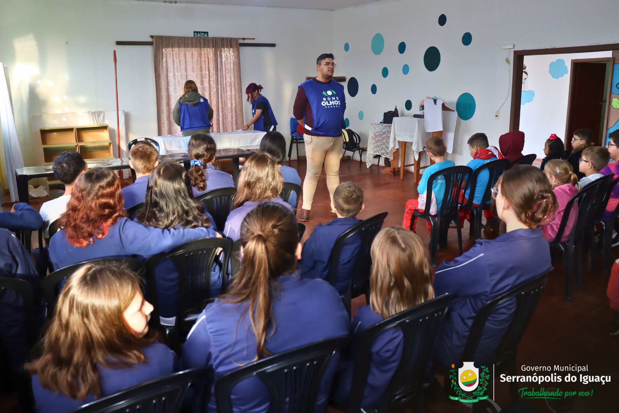 Alunos avançam para segunda etapa do Programa Bons Olhos Paraná em Serranópolis do Iguaçu Alunos avançam para segunda etapa do Programa Bons Olhos Paraná em Serranópolis do Iguaçu