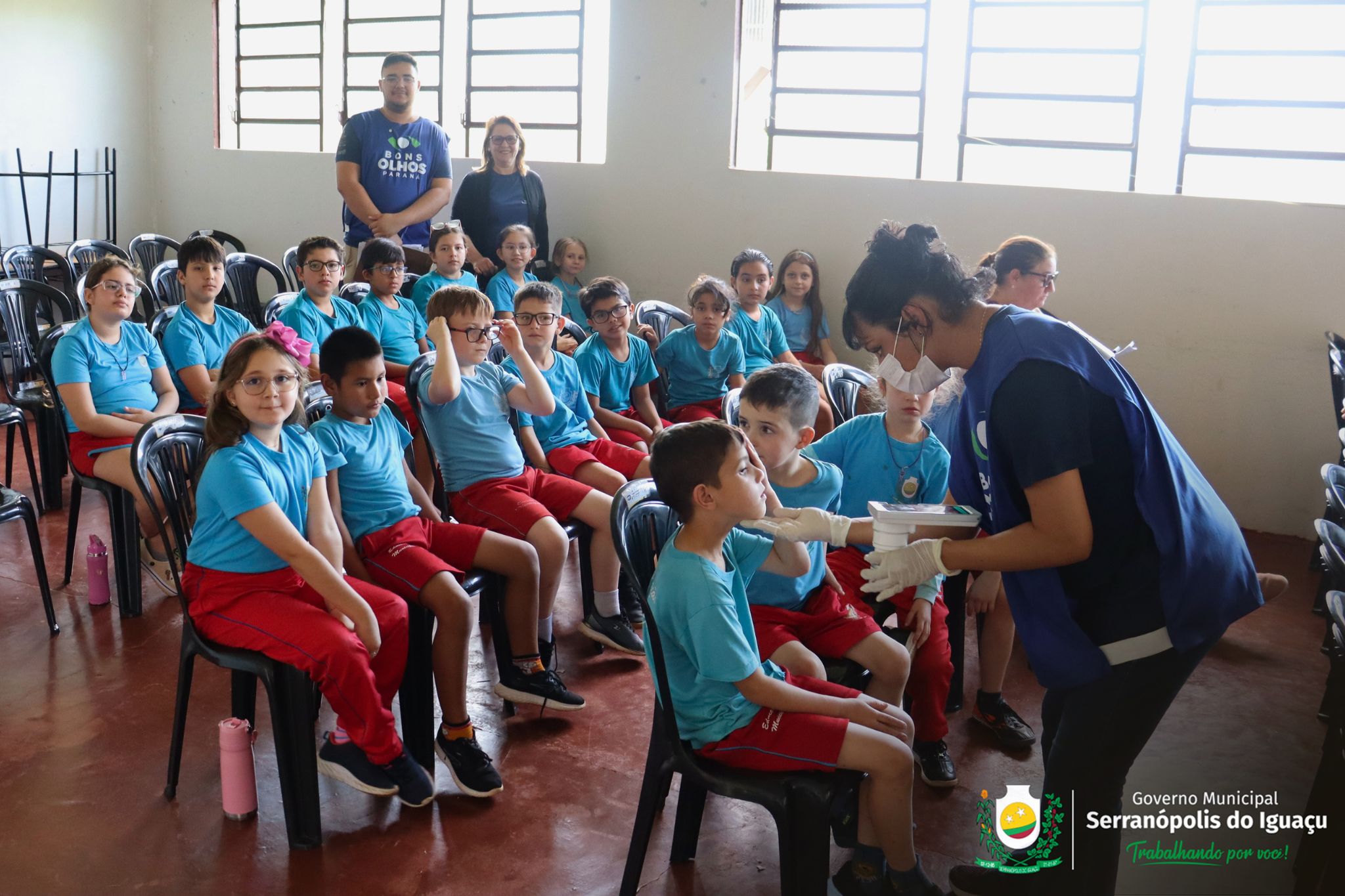 Alunos avançam para segunda etapa do Programa Bons Olhos Paraná em Serranópolis do Iguaçu Alunos avançam para segunda etapa do Programa Bons Olhos Paraná em Serranópolis do Iguaçu