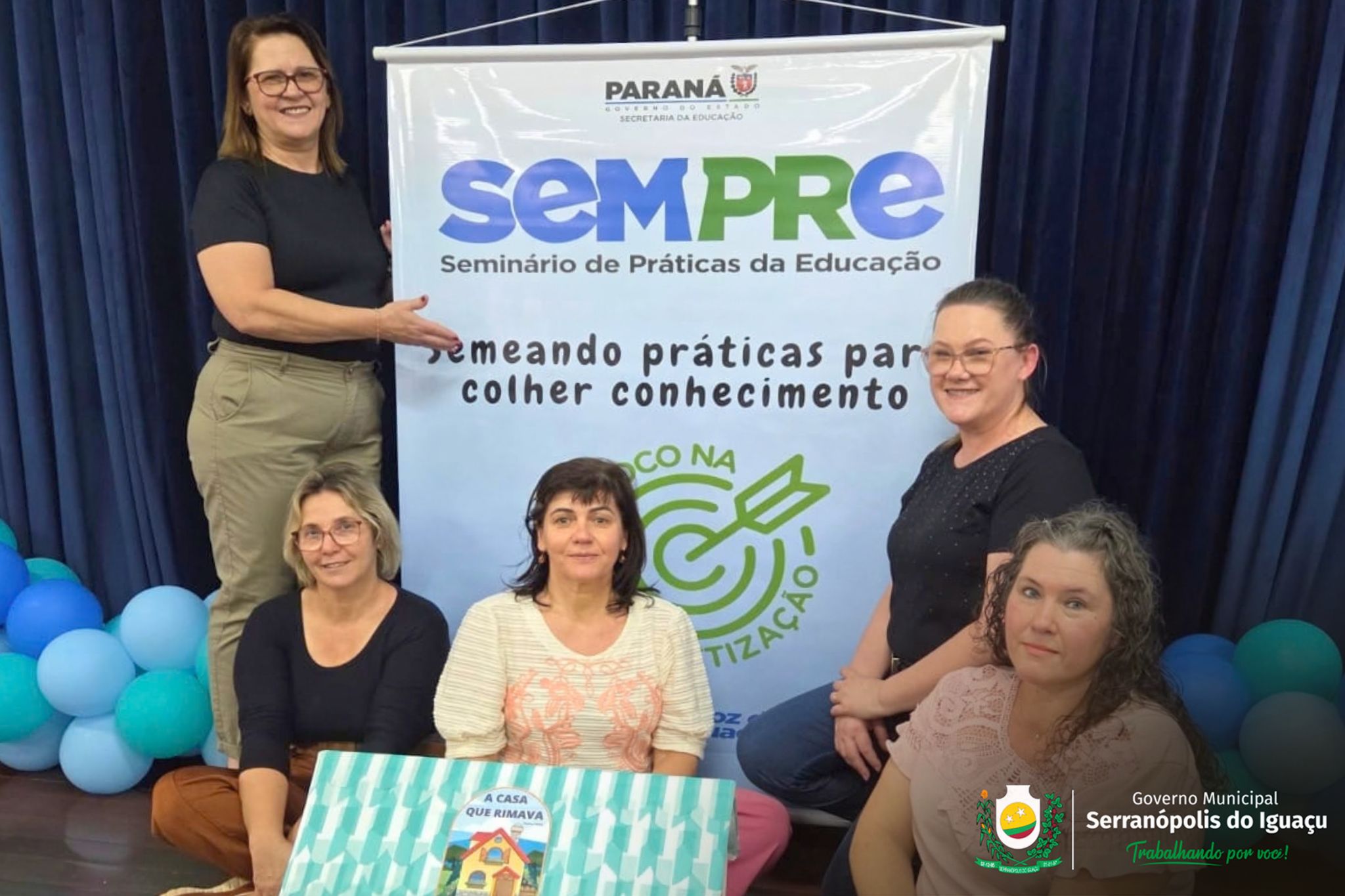 Serranópolis do Iguaçu apresenta prática de alfabetização em evento regional de educação Serranópolis do Iguaçu apresenta prática de alfabetização em evento regional de educação