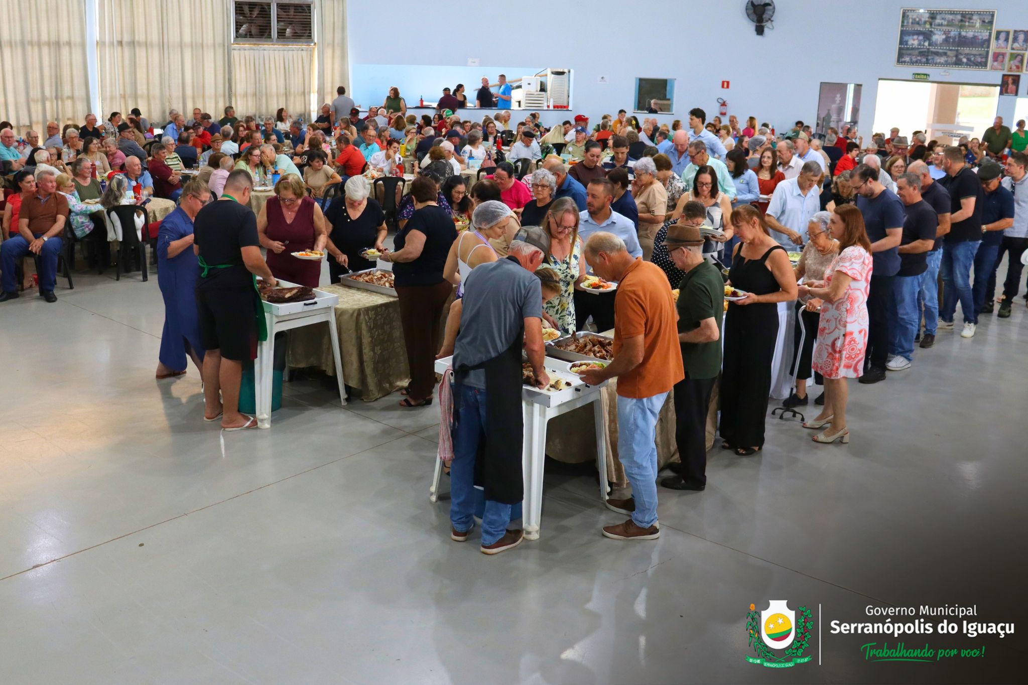 Almoço celebra o Dia Internacional da Pessoa Idosa em Serranópolis do Iguaçu Almoço celebra o Dia Internacional da Pessoa Idosa em Serranópolis do Iguaçu