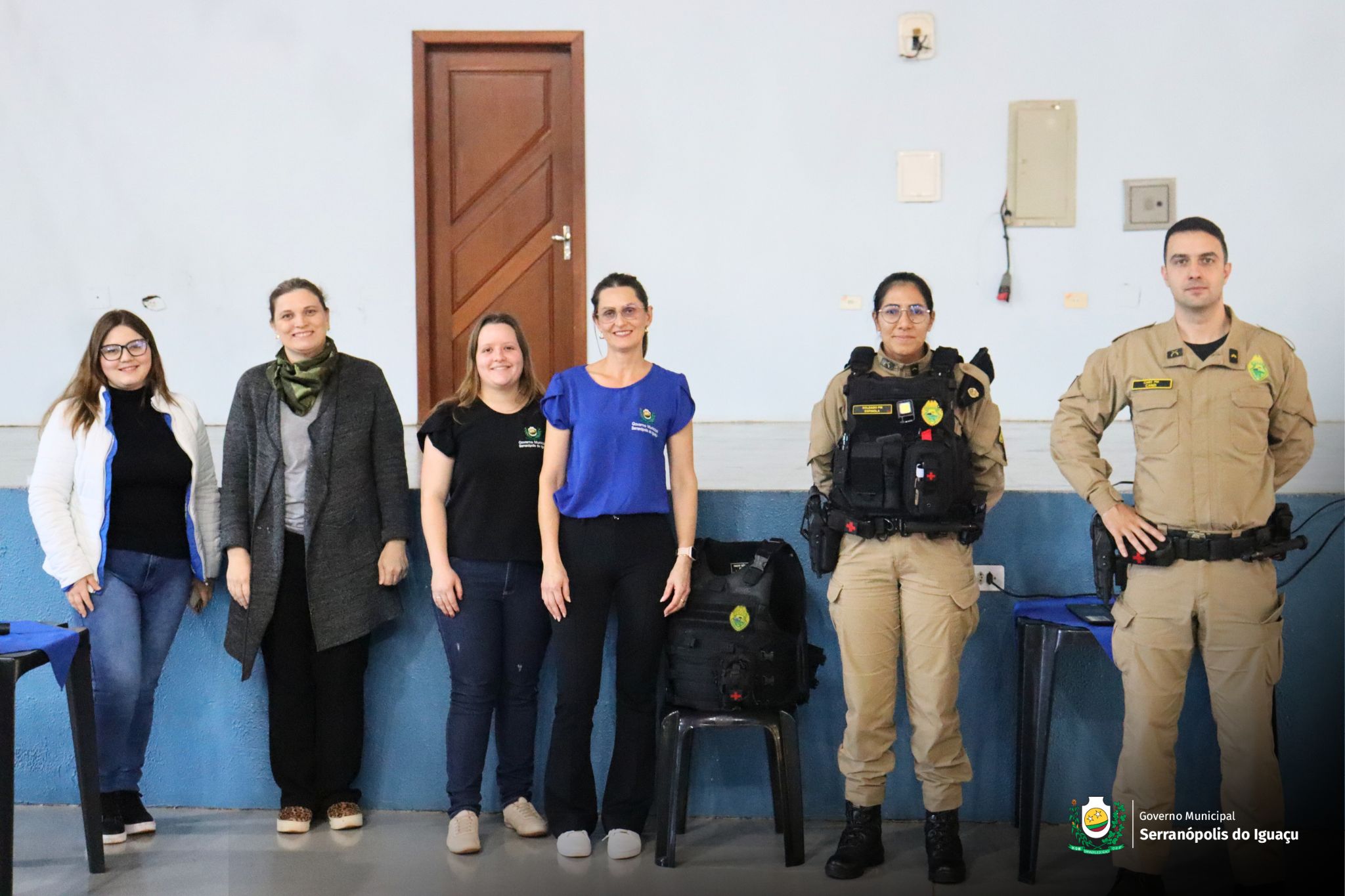 Governo Municipal promove palestra com Patrulha Maria da Penha para integrantes do Grupo Primavera da Vida