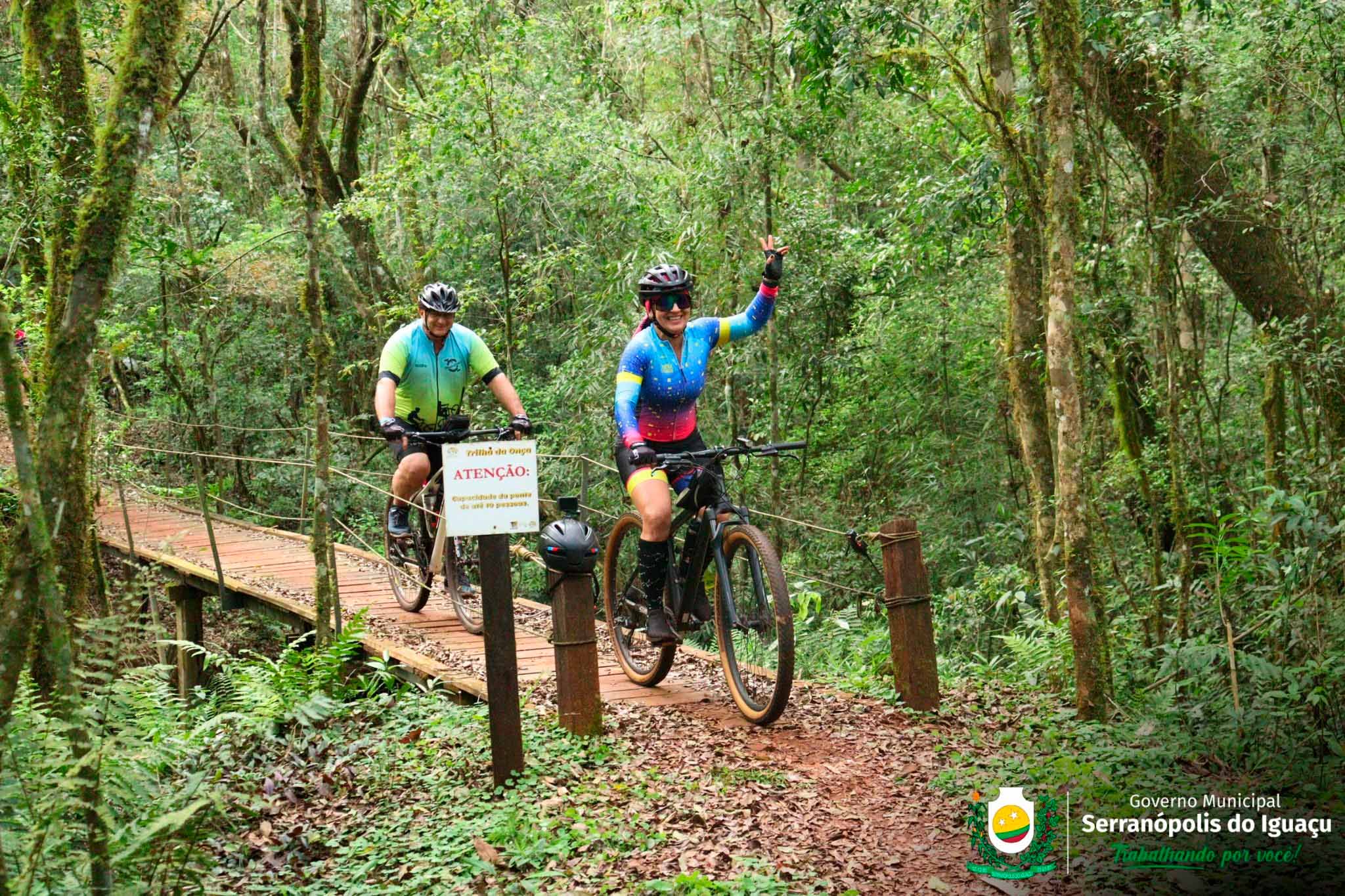 Cicloturismo movimenta Serranópolis do Iguaçu com trilhas, atrações rurais e diversão para ciclistas de toda a região