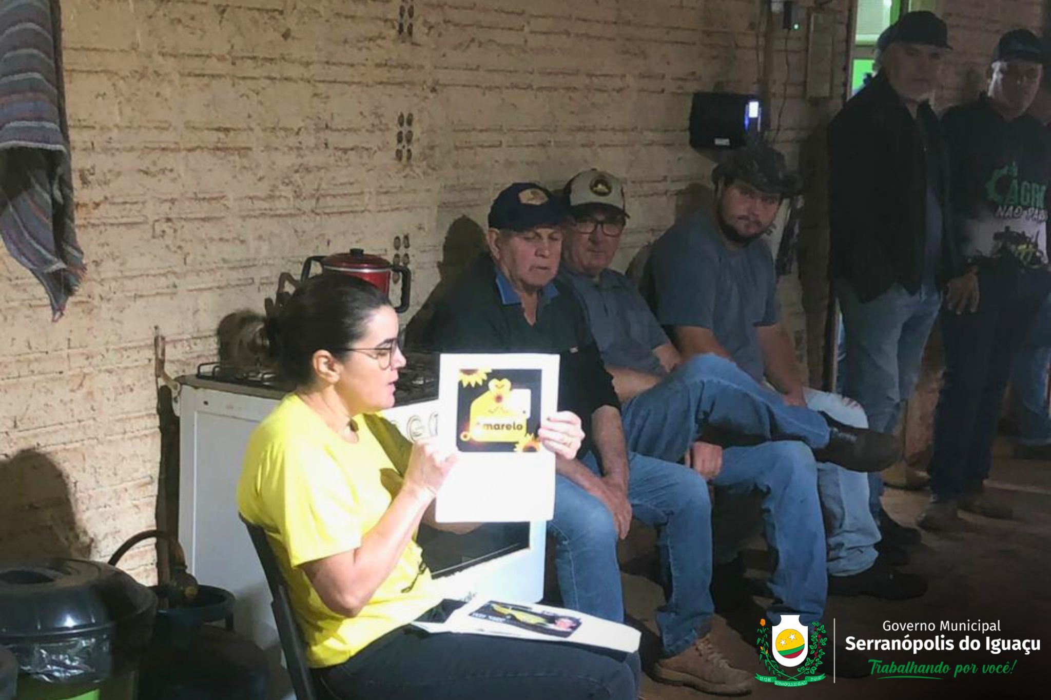 Ação de Setembro Amarelo no Pátio de Máquinas Ação de Setembro Amarelo no Pátio de Máquinas