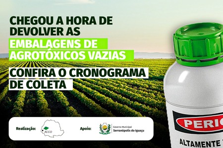 Associação dos Comerciantes Agroquímicos da Costa Oeste promove campanha de recolha de embalagens de agrotóxicos Associação dos Comerciantes Agroquímicos da Costa Oeste promove campanha de recolha de embalagens de agrotóxicos
