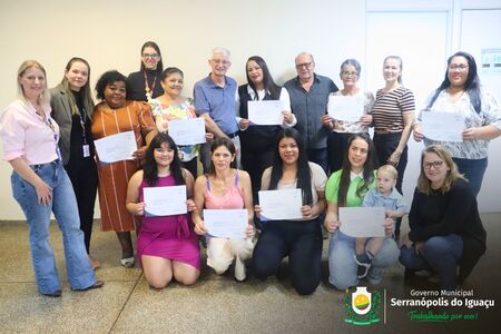 Curso de Cuidador de Idoso é concluído com entrega de certificados em Serranópolis do Iguaçu