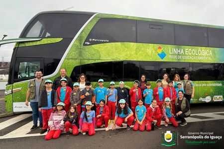 Alunos de Serranópolis do Iguaçu recebem premiação em concurso ambiental regional